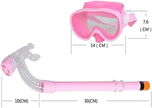Vista 2 de Juego de gafas de natación para estudiar buceo, máscara de buceo (para edades de 5 a 15 años)