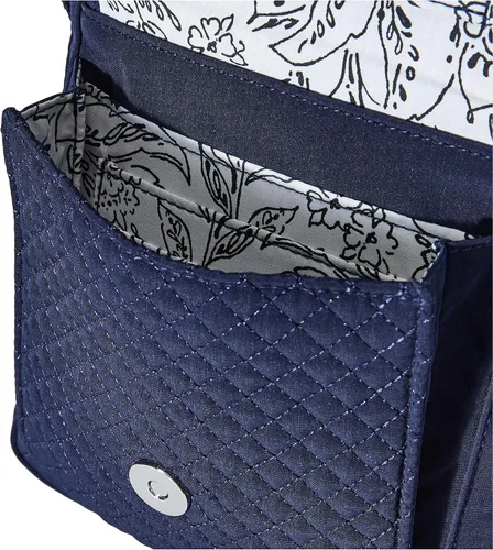 Vista 4 de Vera Bradley Women's Microfiber Mini Hipster Crossbody Purse with RFID Protection