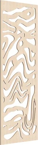 Vista 159 de 9 3/8"W x 24 3/8"H x 1/4"T Northfield Decorativos Paneles de Pared de Madera Calado, Abedul