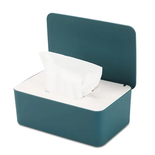 Vista 8 de NOVWANG Dispensador de toallitas, soporte para toallitas para bebés, mantiene las toallitas frescas, contenedor de toallitas recargables para Negro