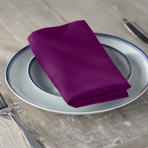 Vista 53 de LA Linen Paquete de 10 servilletas de popelina de poli, servilletas de tela suave, servilletas lavables y reutilizables, servilletas de mesa