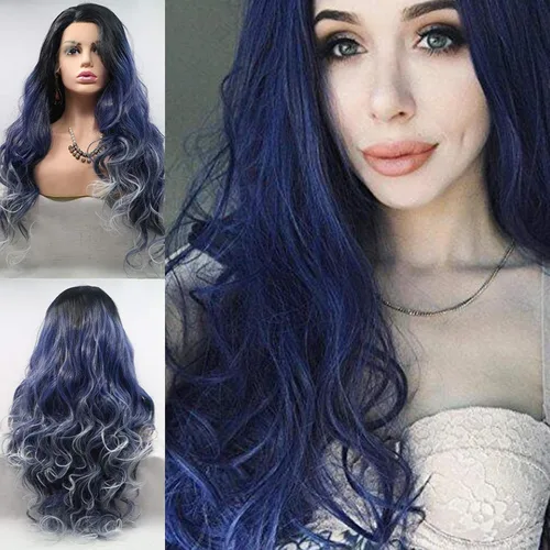 Vista 13 de 613 Peluca rubia realista sin pegamento con encaje frontal, peluca ondulada larga para mujeres blancas, 613 HD con encaje frontal, línea de cabello