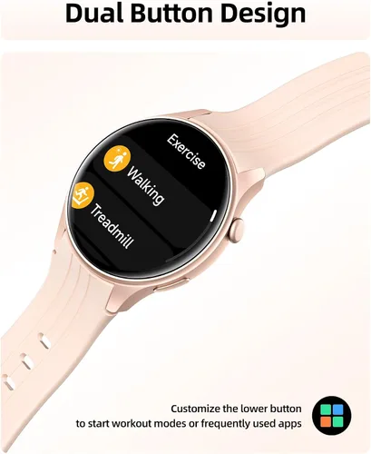Vista 8 de Parsonver Smart Watch, Built-in GPS, Bluetooth Calling, Fitness Watch for Women with 100+ Sport Modes, IP68 Waterproof, Heart Rate, Sleep Monitor