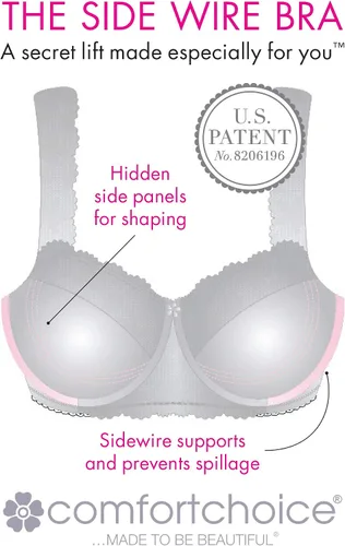 Vista 5 de Comfort Choice Sujetador de encaje Sidewire de las mujeres más