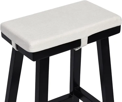 Vista 8 de baibu Cojín rectangular de espuma viscoelástica, diseño de doble capa, antideslizante, con funda lavable a máquina, solo 1 almohadilla