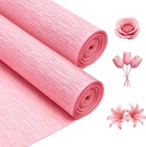 Vista 12 de 24 Colors Crepe Paper Roll 10 X 98inch Papel Crepe Video Tutorial