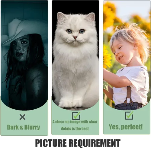 Vista 4 de Pintura personalizada por números, pintura personalizada por números para adultos principiantes, kit de pintura de lienzo para fotos, pintura