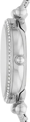 Vista 2 de Fossil Carlie Mini Reloj casual de cuarzo de acero inoxidable para mujer