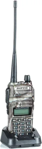 Vista 6 de Radio de banda dual de alta potencia BaoFeng, Camuflaje, Camo