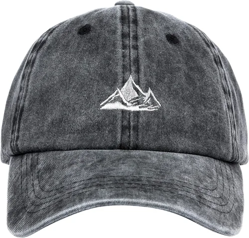 Vista 8 de Gorra de béisbol unisex para papá, diseño de algodón suave lavado, sin estructura, para exteriores, para montaña