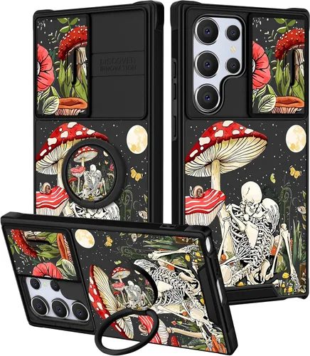 Vista 206 de Funermei para Samsung Galaxy Z Flip 4 Funda - Funda de Teléfono Bonita para Mujeres y Niñas con Mariposas Bonita Estética Femenina Diseño