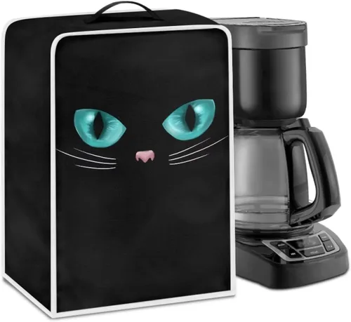 Vista 33 de Mumeson Funda para cafetera de girasol, extra grande, ligera, con asa, cubierta para máquina de café, tostadora, cubierta a prueba de polvo