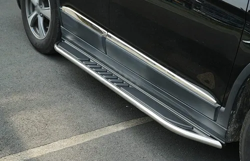 Vista 8 de FANTE 2 protectores de acero inoxidable para Mercedez Benz GLB 2020-2022