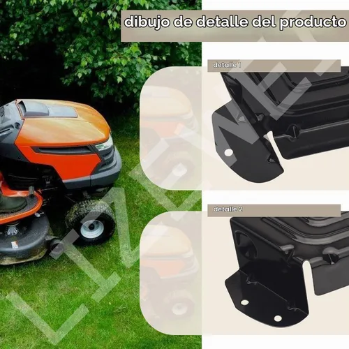 Vista 3 de Paquete de 2 cubiertas de correa de polea de cubierta negra 783-06424A-0637 compatible con cortacéspedes MTD Craftsman Troy-Bilt, funciona