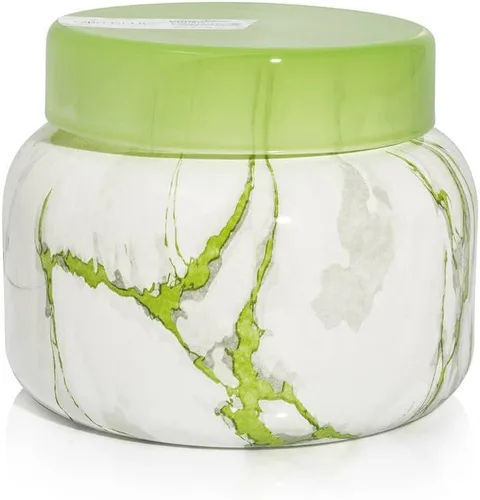 Vista 13 de Velas Capri Blue de Frasco de Mármol Moderno - Velas de Lujo para Aromatizar el Hogar - Mezcla de Cera de Soja de Larga Duración