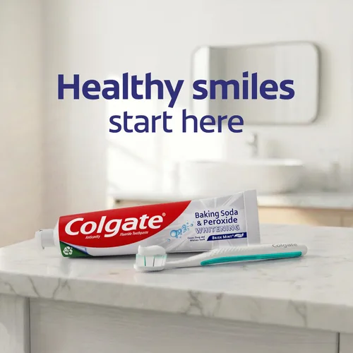 Vista 10 de Colgate Pasta dental con bicarbonato de sodio y peróxido con burbujas blanqueadoras
