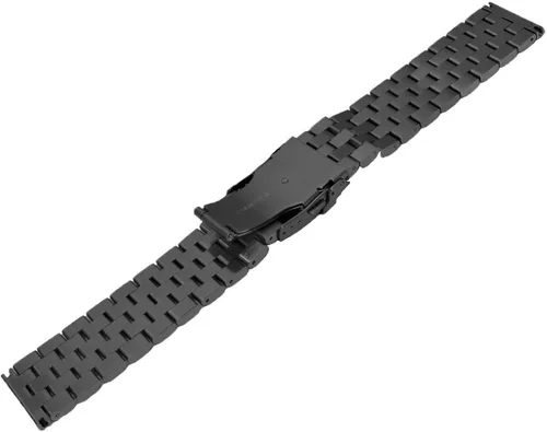 Vista 6 de Sinaike - Correa de reloj de acero inoxidable sólido, para hombres y mujeres en azul negro plateado y de 0.95pulgadas, 0.87pulgadas, 0.79pulgadas