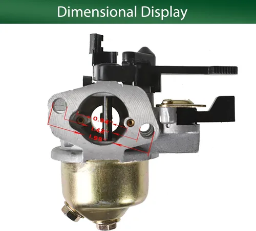 Vista 4 de 0J88870123 Reemplazo del carburador para Kohler SH265 Engine 18 853 16-S 1885316s 2500-3000 PSI Lavadora a presión 0059870 6.5hp 196cc Motor