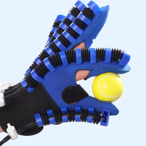 Vista 7 de Guantes de robot de rehabilitación para recuperación de manos izquierda y derecha, guante robótico, guante robótico de rehabilitación de dedos
