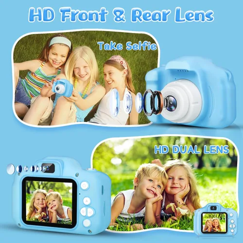 Vista 5 de Cámara para Niños y Niñas, Cámara Digital GPOSY para Niños, Cámara para Niños Pequeños Regalos de Juguete de Navidad y Cumpleaños para Niños de 3 4
