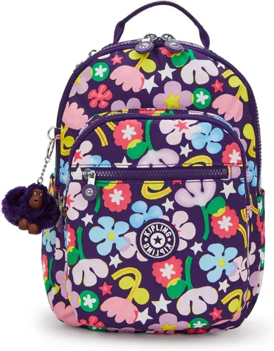 Vista 60 de Mochila Kipling Seoul extra grande para laptop de 17", Grande True Blue Tonal 2