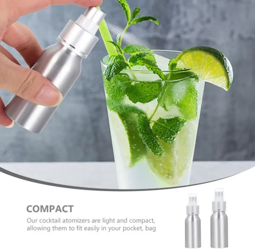Vista 7 de Kichvoe Atomizador de cóctel atomizador atomizador recargable para vino, Martini y perfume, niebla fina portátil para el hogar, bar, fiesta, viajes
