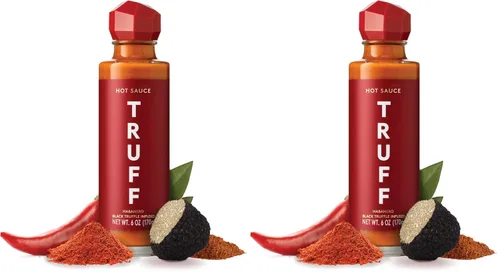 Vista 16 de TRUFF - Salsa picante gourmet con chiles maduros, trufa negra, néctar de agave orgánico, una experiencia de sabor ultra única en una botella de 6