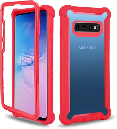 Vista 7 de Asuwish Funda de teléfono para Samsung Galaxy S10e, a prueba de golpes, dura, a prueba de caídas, protección de cuerpo completo, resistente Negro