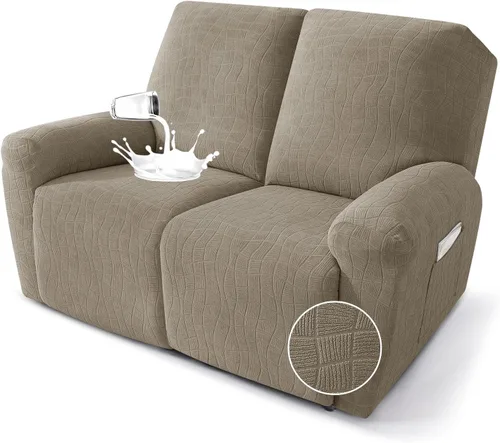 Vista 14 de MAXIJIN Fundas impermeables para sillas reclinables pequeñas de 3 piezas, fundas reclinables que se mantienen en su lugar, fundas reclinables Lazy