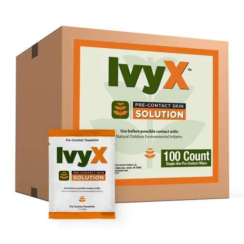 Vista 10 de CoreTex Ivy X - Toallitas de hiedra venenosa precontacto, paquete de 25 toallitas de barrera de un solo uso para ayudar a prevenir erupciones