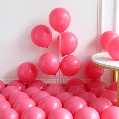 Vista 6 de Decoraciones de cumpleaños con estampado de guepardo rosa, 133 piezas de globos dorados con estampado de leopardo rosa intenso, kit de arco