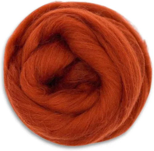 Vista 32 de Revolution Fibers Lana Corriedale teñida 8.2 onzas de parte superior de lana peinada de primera calidad 26 micras, 100% lana Corriedale pura