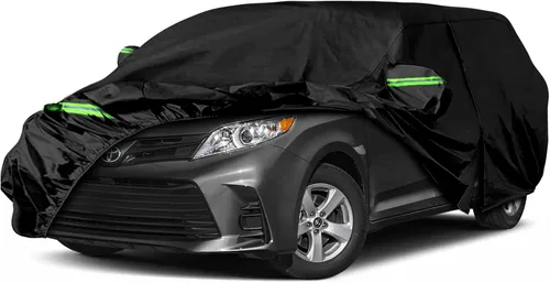Vista 20 de [Usado] Fundas impermeables para automóvil compatibles con Toyota MR2 1984-2007, 6 capas para todo tipo de clima, con puerta con cremallera y bandas