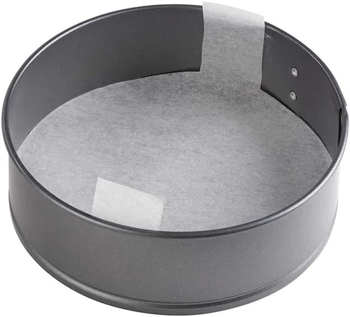 Vista 2 de 100 piezas de papel de pergamino blanco de 6 pulgadas con pestañas de elevación para cocinar pasteles horneados horno holandés