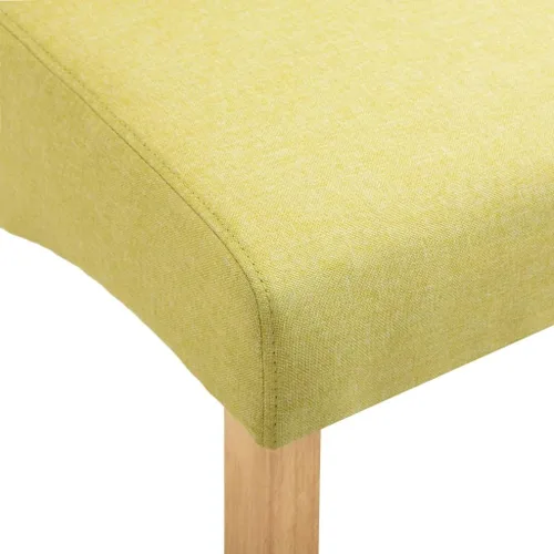 Vista 81 de Dining Chairs 4 Pcs Yellow Fabric,Living Room Dining Chairs,Counter Dining Chairs Suitable for Daily Dining Or Special Events Such As Meetings