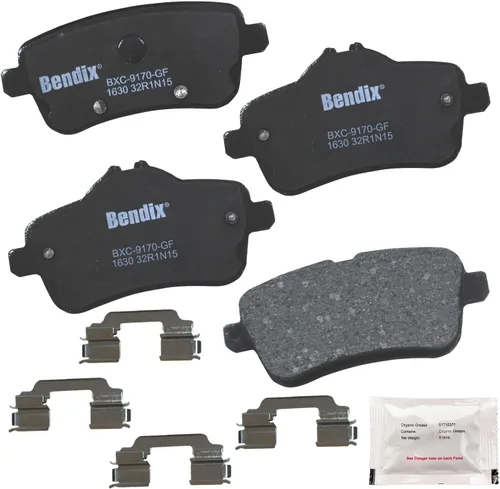 Vista 223 de Bendix Priority1 CFC154 - Juego de pastillas de freno de disco para Avanti II, Century, LeSabre, Regal, Riviera, chasis comercial, DeVille
