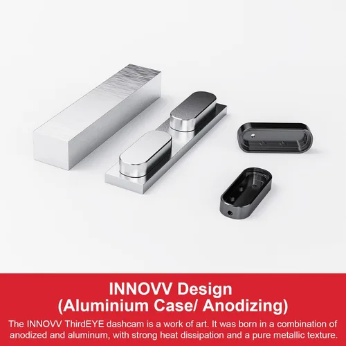 Vista 8 de INNOVV ThirdEYE - Sistema de punto ciego para motocicleta con alerta de voz e indicadores, sistema de asistente de moto impermeable, detecta