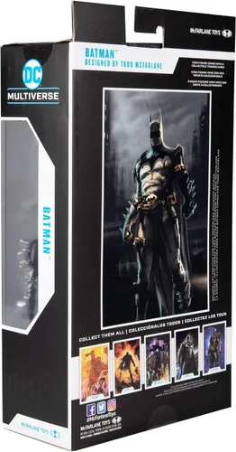 Vista 9 de DC Multiverse Batman diseñado por Todd McFarlane Figura de acción de 7 pulgadas