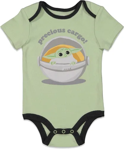 Vista 3 de STAR WARS Mandalorian The Child - Juego de capas de 4 piezas traje de camiseta