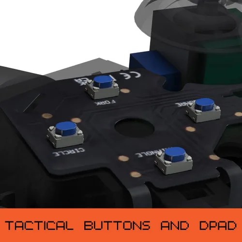 Vista 6 de MODDEDZONE Smart Extreme Modded Controller + Anti Recoil Back Remappable Paddles Interchangeable Thumbsticks Hair Triggers Tactical Buttons