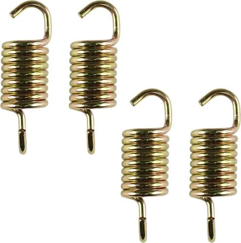 Vista 3 de Caltric 4 muelles de silenciador de escape compatibles con Polaris Scrambler 500 2X4 4X4 2000 2001-2012