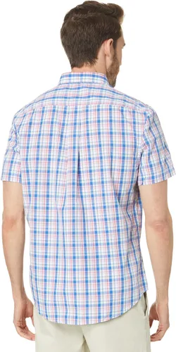 Vista 2 de U.S. Polo Assn. Camisa tejida de popelina de manga corta CVC Yarn-Dye