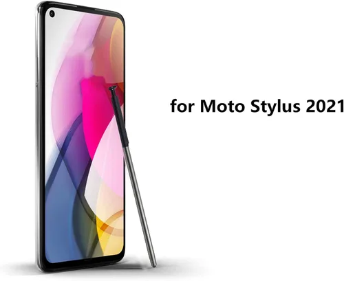Vista 4 de Touch Pen - Lápiz capacitivo para Motorola Moto G Stylus 2021 XT2115, con pin de expulsión, color negro