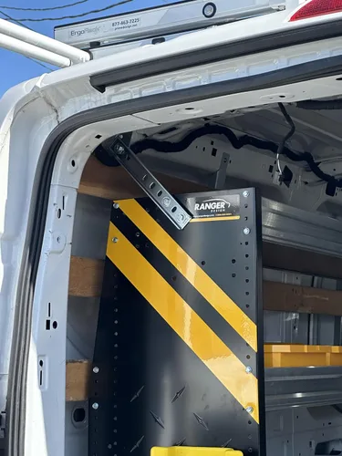 Vista 8 de Ranger Design - Paquete de estantería para camioneta Mercedes Sprinter de techo bajo, distancia entre ejes WB de 144 pulgadas, sistema completo