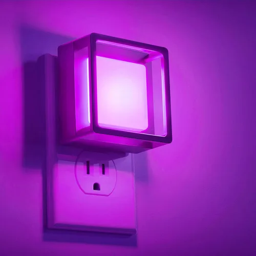 Vista 20 de DORESshop Luz nocturna LED, luces nocturnas enchufables a la pared (paquete de 2) con sensor de atardecer a amanecer, luces nocturnas regulables