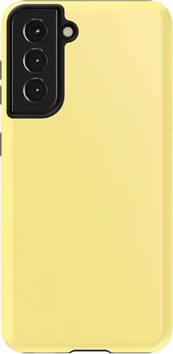 Vista 20 de Casely Funda para Galaxy S21 Here Comes The Sun Colorblock Sunset Diseño protector delgado esencial de doble capa Aquí viene el sol