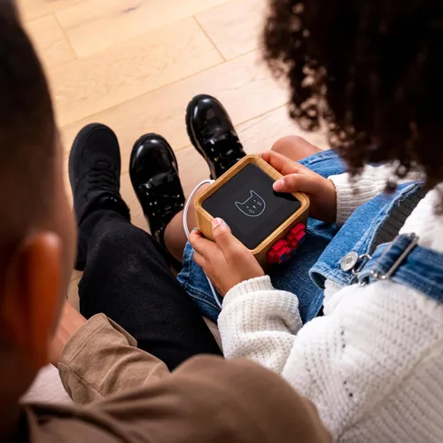 Vista 6 de Lovebox Negro y blanco Mensajero de notas de amor Significativo para mamá, papá, esposa, marido, abuela, abuelo, niños, regalo de pareja, regalo