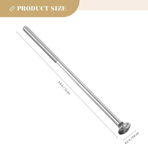Vista 3 de SOLUSTRE Conector de encimera 10 unids Conector de acero galvanizado perno de carnicero Bloques Carassosories Muebles 5.906 in para mejoras