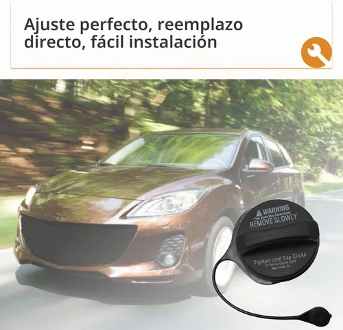 Vista 6 de Tapa de tanque de combustible para Mazda para Mazda 3, 6, CX-7, CX-9, 2007, 2008, 2009, 2010, 2011, 2012, 2013, 2014, 2015, repuesto GS3L-42-250B