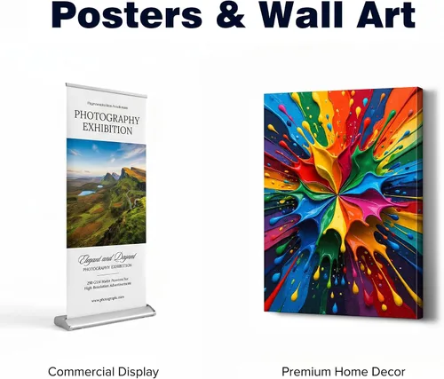 Vista 3 de B.B.F MAKE Matte Inkjet Canvas Roll for Wide-Format Plotter Printers